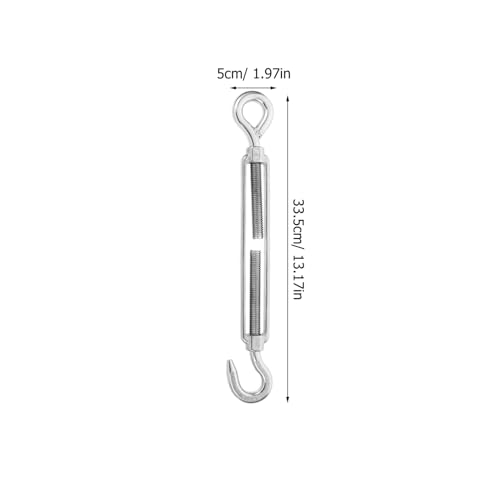 Tensor de Acero Inoxidable Cuerpo Abierto Tipo Quijada para Cableado Marino y Montaje miniatura 2