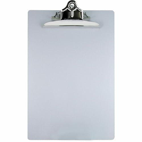 Saunders Aluminum Clipboard with Clip, 8.5 x 12 in