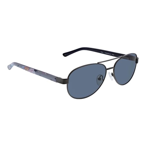 Vera Bradley Women's Avaitor Reading Sunglass Polarized Pilot Glasses, Grey, 57mm + 1.54