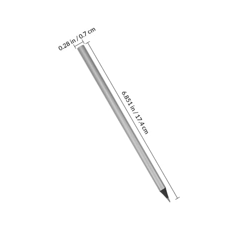 Lápices carpinteros SUPVOX madera grafito x10 platas miniatura 2