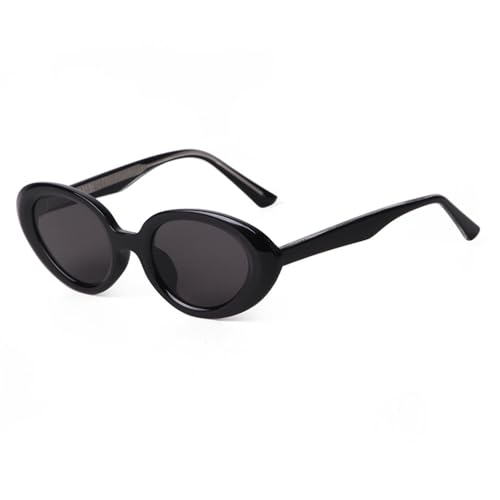 Lunettes de soleil tendance petite monture ovale pour femme vintage