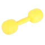 equlup Kids Dumbbells, Plastic Hand Dumbbells Kids Fitness Dumbbell Set Children Exercise Fitness Sport Toy Dumbbells Set for Kindergarten Kids (Yellow)