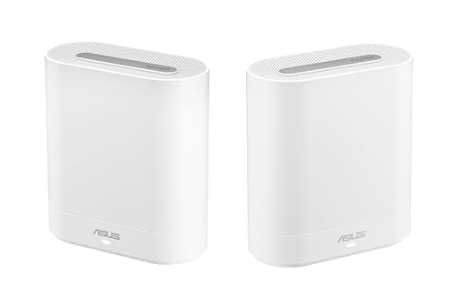 ExpertWiFi EBM68 (AX7800) Confezione da 2, sistema WiFi Mesh Tri-Band, ottimale per le aziende, 5 SSID e VLAN, portale ospiti, porta da 2,5 Gbps, sicurezza di rete di livello commerciale, bianco - Powerline - Immagine 2