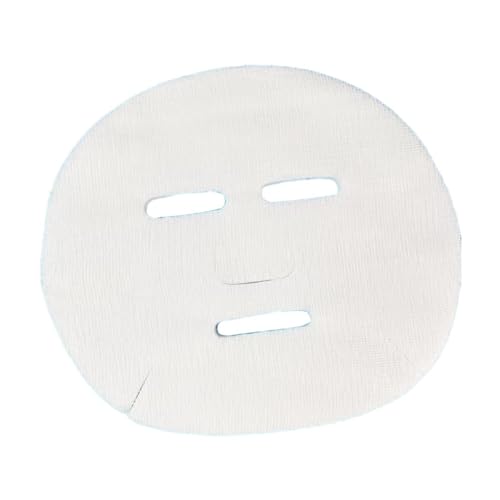 100 Pieces Gauze Facial Mask Precut Breathable with Mesh Soft for Women Girl Face Gauze Mask Pads for Skin Care Home SPA Style C