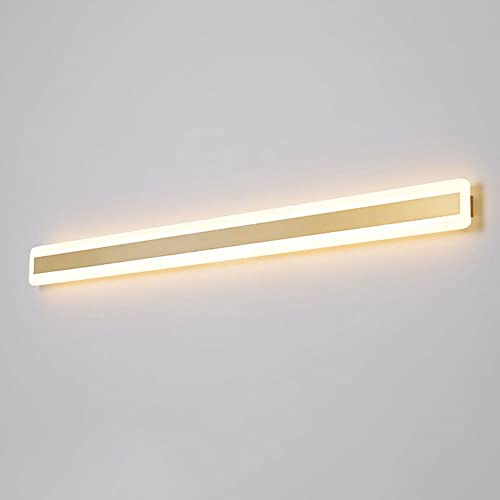 Luz de pared de tira led lineal en acrílico y aluminio negro para pasillos modernos 2