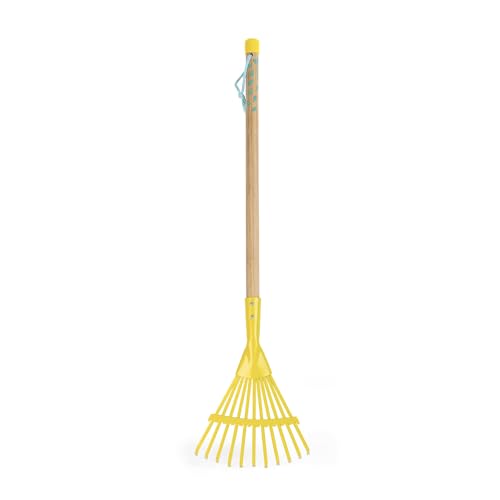 Janod - Happy Garden Large Leaf Rake - Outdoor Game - J03190