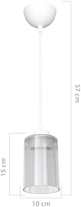 AG LightDesign Şeffaf Sarkıt Avize Yatak Odası Salon Mutfak Koridor Lamba 14 AGnm118 - Görsel 3