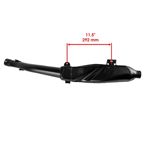 Caltric Complete Exhaust Muffler With Gasket Compatible With Yamaha Warrior 350 Yfm350X 1987 1988 1989 1990-2004 #TOP2