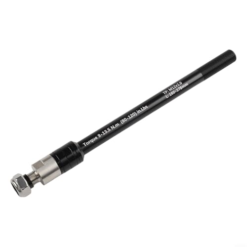 Fahrrad-Vorderradgabelachsenadapter für Anhänger, Steckachse mit einstellbarer Gewindelänge und Aluminiumlegierung, kompatibel mit 160 und 178 mm Hinterachsen