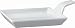 Produktbild APS 83878 FLYING BUFFET Melamin Fingerfood-Platte, 9, 5 x 9, 5 x 1, 5 / 3, 5, Weiß