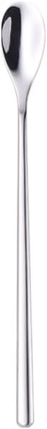 Silverware Flatware Set, 1/4/6/8/10/12 Pieces Creative 304 Stainless Steel Coffee Spoons Bar Cocktail Stirring Spoon Long Handle Ice Spoon (Color : Silver, Size : 12Pcs)
