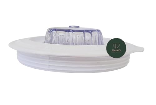 QemiQ®-“SUJATA” Mixer-grinder Jar Lid (Plastic, White) (1000ml Jar Lid)