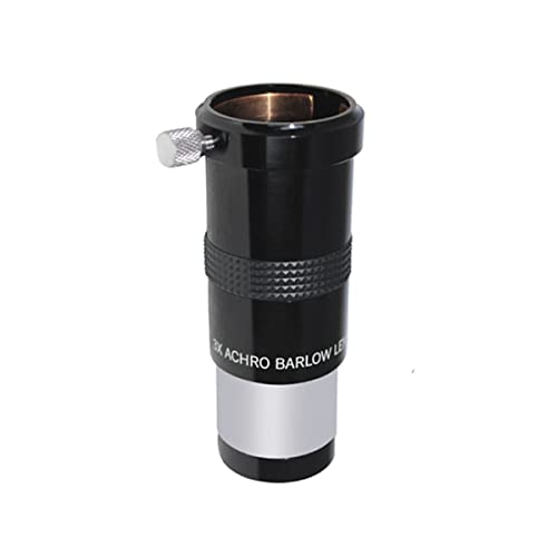 Lentille de Barlow 3X télescope astronomique optique aluminium 1,25 pouces