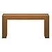 Plank+Beam Grand Console Table, 66 Inch Modern Solid Wood Sofa Table, Narrow Entryway Table for Hallway, Behind The Couch, Living Room, Foyer, Pecan Wirebrush