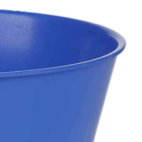 Farm Innovators 1.5 Gallon 60 Watt Outdoor Electric Powered Heated Pet Water Bowl with Thermostatic Control and Anti Chew Cord Protector, Blue