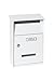 ARREGUI Up D-2006/W Briefkasten aus verzinktem Stahl, Größe S (DIN A5), weiß, 32,5 x 22 x 11 cm