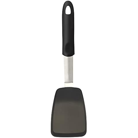 Mepple Flexible Silicone Spatula, Turner, Rubber Cookie Spatula for Flipping Eggs, Burgers, Crepes and Fish, Non-Stick & 600F Heat-Resistant, Essential Kitchen Cooking Utensils, Small Cover