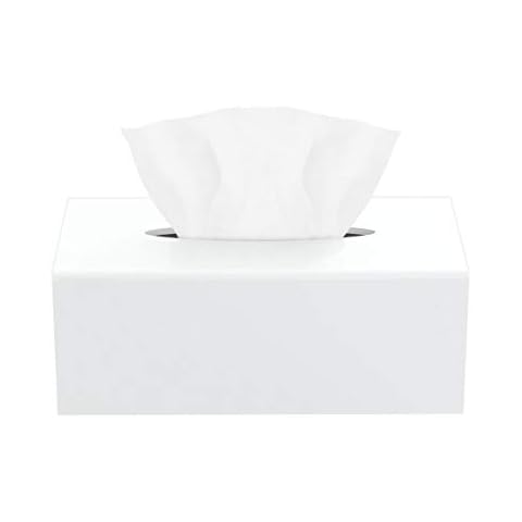 HIIMIEI Acrylic Tissue Box Cover for Home Cover