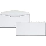 Quality Park, #10 Business Envelopes, Gummed, White, 500 per box (11112)