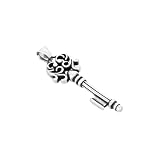 Generico Collane da uomo, Spot Wand Scettro Pendente Chiave Punk Collana Ballara Piccola Collana Magica per Uomini Gioielli