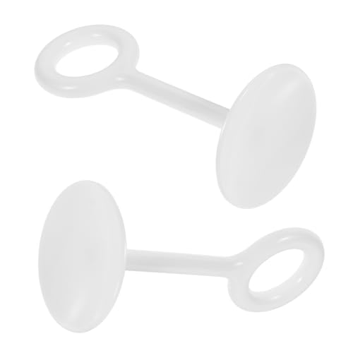 KICHOUSE 2pezzi Squeezing Bean Dregs Stick Per Macchine Da Latte Accessori Ergonomici Per Filtrare e Scolare Design Bianco Per Cucina e Casa