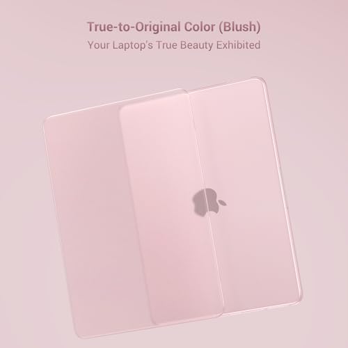 Image of MOSISO Compatible with MacBook Neo Case 13 inch 2026 Release Model A3404 with A18 Pro Chip, 4 in 1 Kit Precision Fit Crack & Scratch Resistant Protective Hard Shell Case Cover, Blush