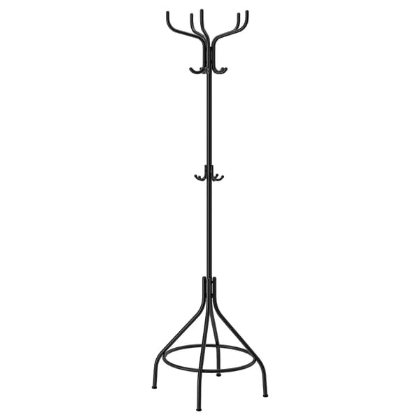 ProTuning NIPÅSEN - Soporte para sombreros y abrigos, negro, 181 cm