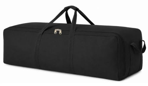 Image of DoYiKe Extra Large Canvas Duffle Bag for Travel Heavy Duty Military Duffel
