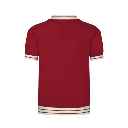 OXKNIT Men's Polo Shirts Quarter Zip Knit Shirts Summer Golf