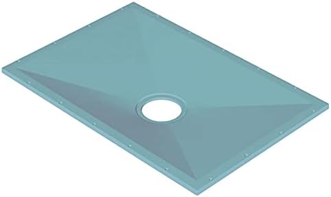 AKW Tuff Form Shower Former Tray Rectangular Walk-in Wet Room Former for Vinyl Floors with TF75 Waste - 1135mm x 770mm