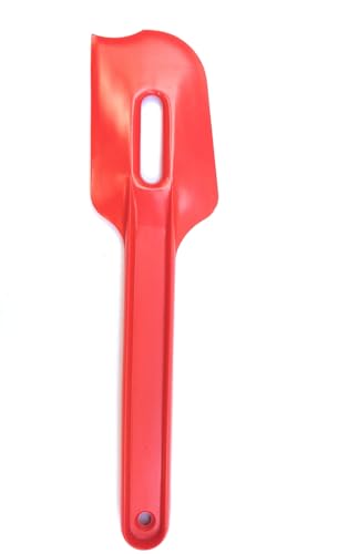 1 X New Tupperware Paddle Scraper Spatula Red by Tupperware