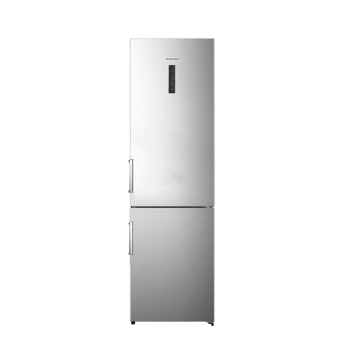 EDESA Frigorífico EFC-2035 NF EX combi Total No Frost de 2m con Regulación electrónica de temperatura independiente Control electrónico táctil LED Maneta integrada en puerta Ancho 59.5 Color Inox