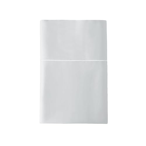 Image of Certified Organic Full Flat Sheet Only - 100% Organic Cotton Top Sheet with Luxurious Soft and Breathable 300 Thread Count Sateen Weave Finish - GOTS & Fairtrade Certified (Shore, Full)