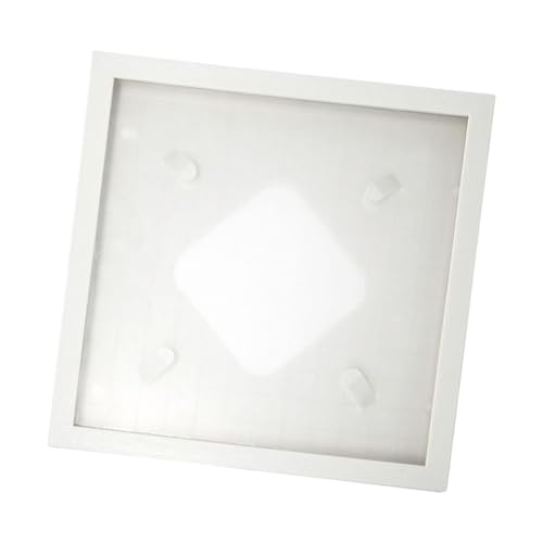 DimyFew Vinyl Record Frame Album Record Rack Storage Shelf Home Decor Hanging Decorative Wall Mount Stand Utility Easy Installation, White