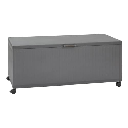 Hespéride - Coffre de rangement edenio graphite l 182,2 x 78 x 89,4cm en aluminium