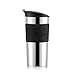Produktbild Bodumtravel mug Thermobecher aus Edelstahl (Doppelwandig, Spülmaschinengeeignet, 0,35 liters) Schwarz, 1 Stück (1er Pack)