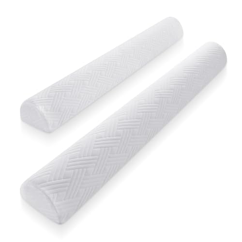 Image of Ceekliybear 2-Pack Premium Foam Bed Bumpers for Toddler, Non-Slip Bed Rails for Toddlers for Twin, Queen, King Beds, Machine Washable Bumpers Cover for Easy Care（Size：52" x 7" x 5"）