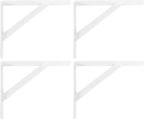 Console étagère murale Amig pour éviter l'affaissement support acier blanc 225kg