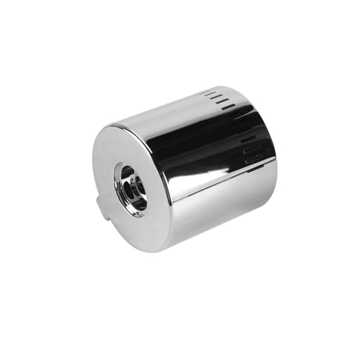 Tiardey Shower Control Handle 1 Pair Water Control Handle Knob Chrome for Bathtub Shower, Silver, 42.5 mm x 40 mm - Image 4