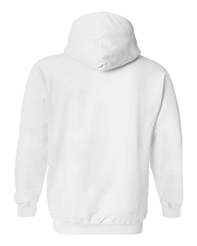 CornBorn Utah Utes Hoodie - Fleece Utah Utes Logo Overlay - White - Medium