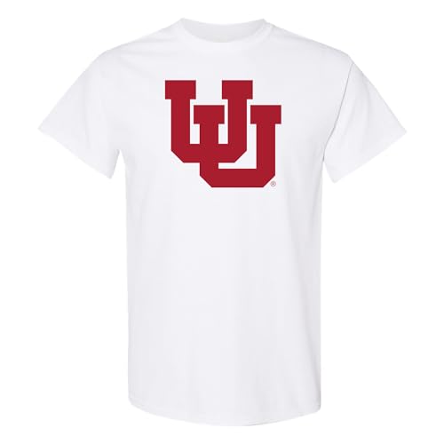 UGP Campus Apparel AS02 - University of Utah Utes Primary Logo - NCAA University T Shirt - 3X-Large - White