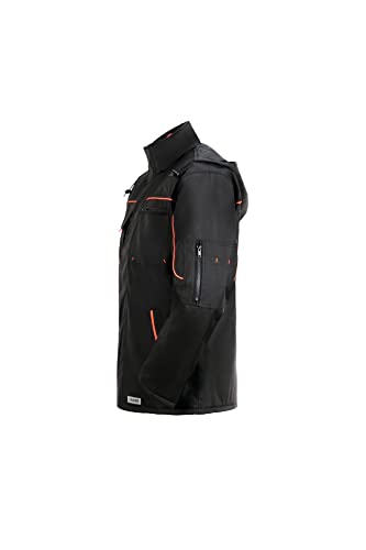 Foto von Planam 3535 Wetterjacke, schwarz/orange, XXL