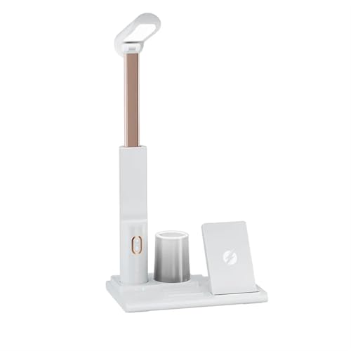 Lampe de bureau LED tactile à 3 modes de couleur et chargeur sans fil pour iPhone