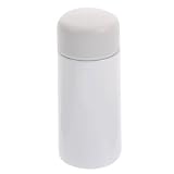 Toyvian Borraccia Termica Bianco in Acciaio Inossidabile da 150ml a Tenuta Stagna e Facile da Pulire, per Uso Outdoor e Indoor