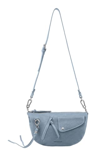 FREDsBRUDER My Forever Friend sac cuir luxueux bleu clair Curve Bag