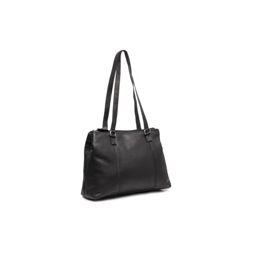 Sac à épaule Marvos The Chesterfield Brand en cuir noir : le grand classique