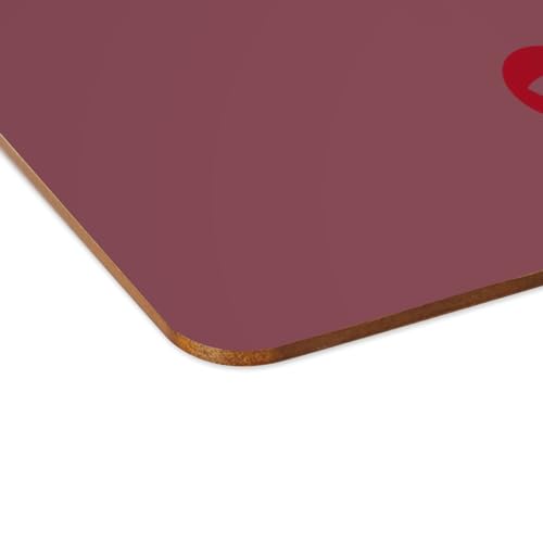 Sets de table en liège Le Congo RDC : napperons rouges grand format élégants