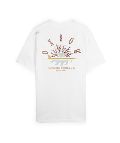 Tee-shirt Oxbow avec motif graphique au dos et col rond résistant