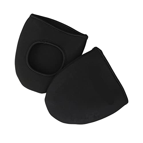 Cubiertas impermeables y cortaviento para zapatillas de ciclismo, 2 piezas, antideslizantes, talla única (negro) miniatura 2