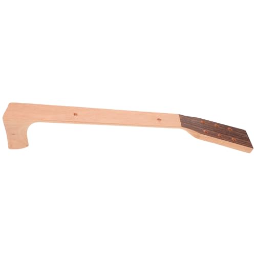 Zerodeko Manche de Guitare Acoustique 41 Pouces en Placage de Bois Rouge Tête Bois, Pièce Détachée pour Réparation et Fabrication de Guitare Classique,...